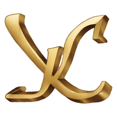 Bling Louis Vuitton logo sticker