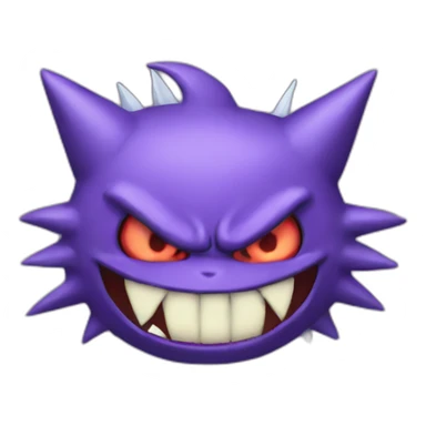 Angry gengar sticker