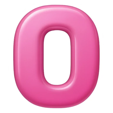 pink letter D emoji sticker