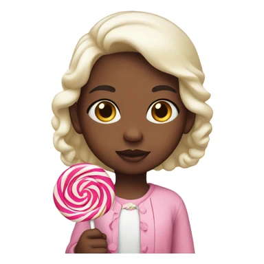 White Babygirl with lollipop sticker