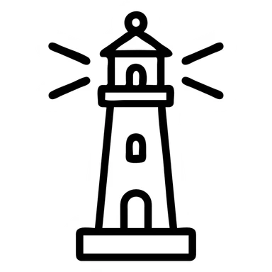 lighthouse sticker