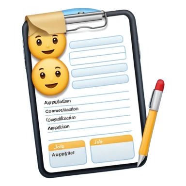 Job application sticker
