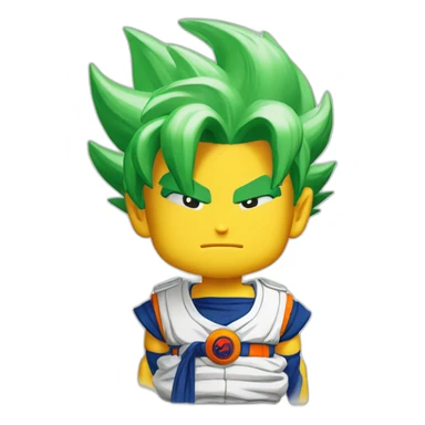 Dragon Ball Z en Lacoste  sticker