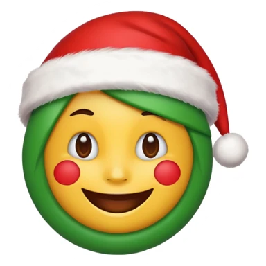 Emogie de noel aestetique sticker
