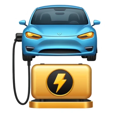 car CHARGING SPOT  sticker