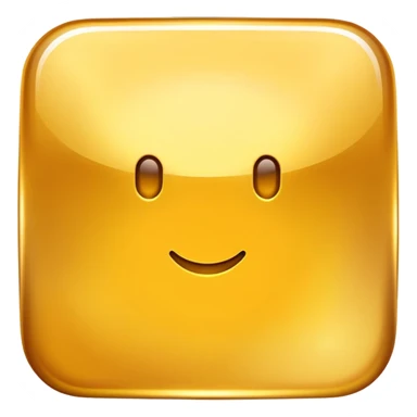 A golden square with a slight gradient sticker