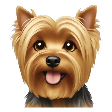 Golden Yorkshire Terrier  sticker