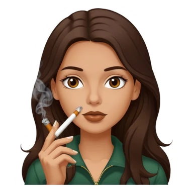 Windmill with on the top of the building a dutch flag and a white girl with long dark brown hair smoking a joint without filter. sticker