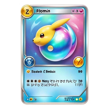 Pokémon card sticker