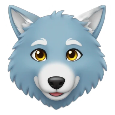 fursuits-blue-wolf sticker
