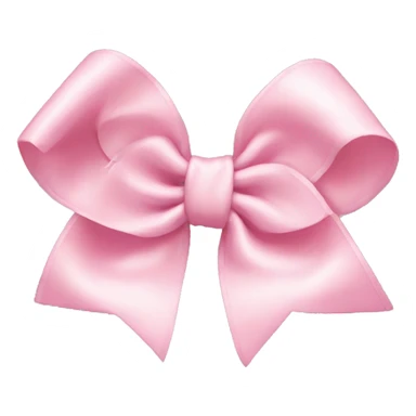 Light pink bow sticker