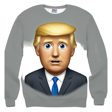 Trump with daddy’s home sweatshirt sticker