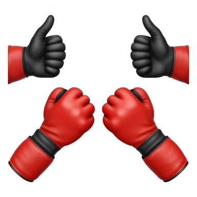 fist bump with hands in racing gloves sticker