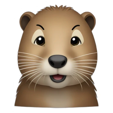 Nutria embarazada sticker