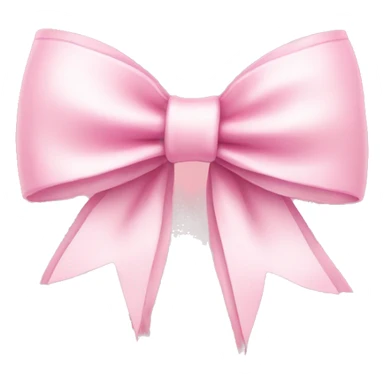 super cute light pink bow sticker