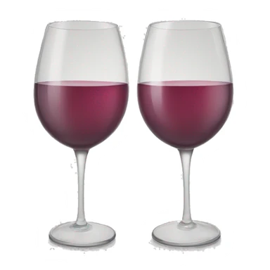 2 wine glasses doing cheers sticker