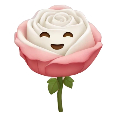 Chamallow rose sticker