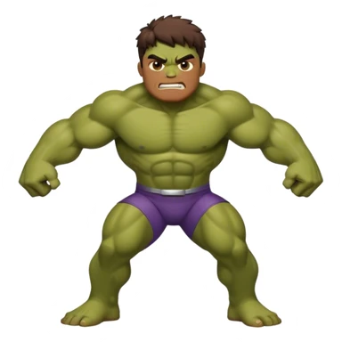 Super hero hulk kid full body sticker