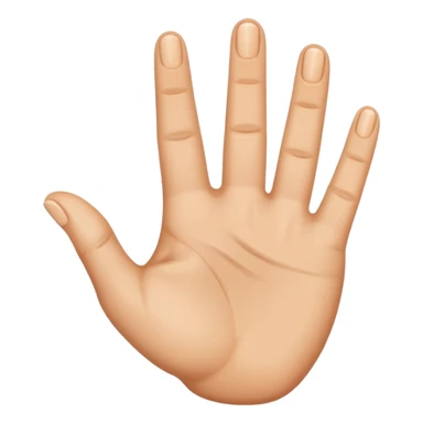 Les doigts en forme de W sticker