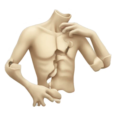 Shoulder fracture sticker