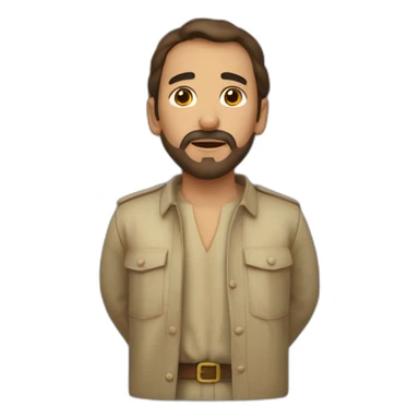 José Maria y el Niño Jesús sticker