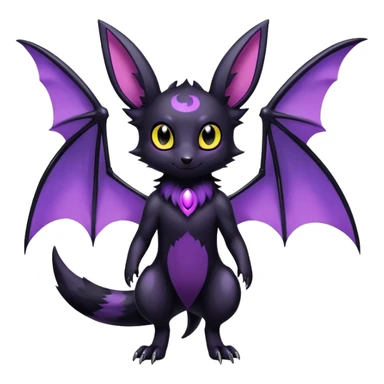 Salandit-Noibat-Umbreon-Hybrid (Full body) sticker