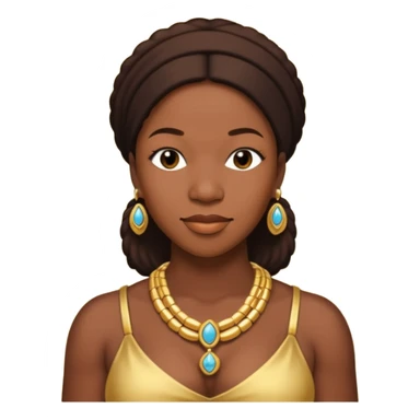 India Arie with dark brown hair sticker