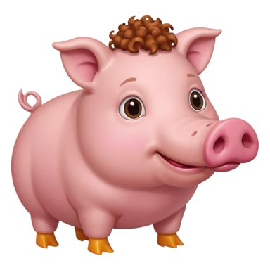 Schwein mit entenschnabel sticker