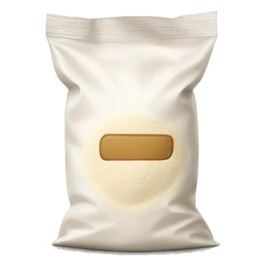 Small package of flour sticker