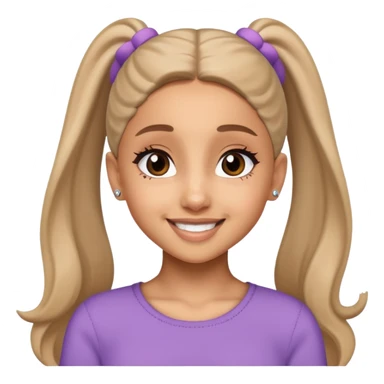 Ariana grande animated version sticker