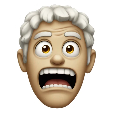 scary trol face sticker