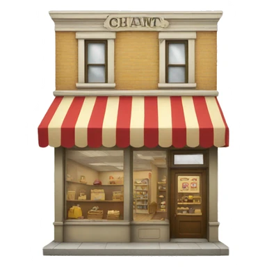 Vintage store sticker