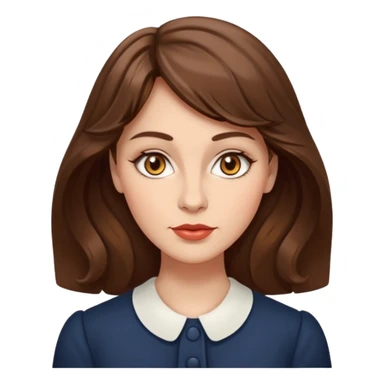 Dalgalı saçlı, hafif perçemli; kehribar gözlü, küçük kalkık burunlu ve dolgun dudaklı. Oval yüzlü, çıkık elmacık kemikli. Omuzları geniş, beli ince, kalçası dolgun. Old money tarzında, dikkat çekici bir kadın. sticker