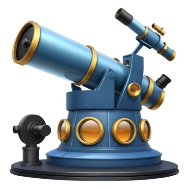 observatory with a big telescope sticker