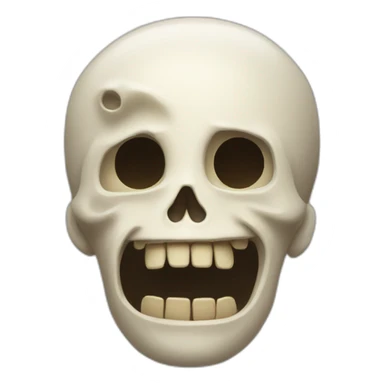 surprised-Bone-man sticker