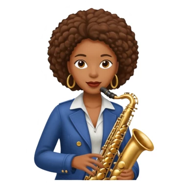 black woman Street Musician sticker