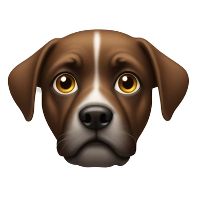 Dog side eyeing sticker