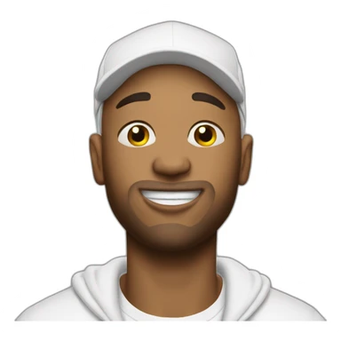 Booba rap like an angel sticker