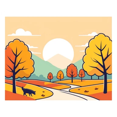 Write ‘autumn mornings’ in scripture in white, with beautiful letters  sticker