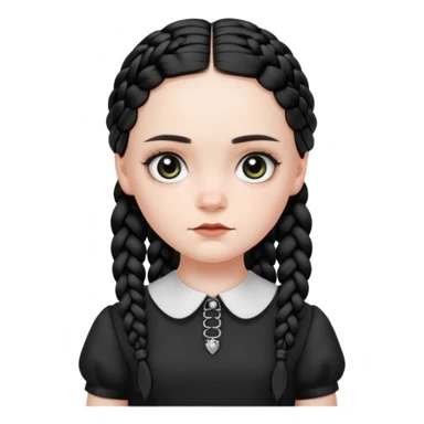 Wensday girl sticker