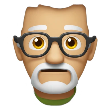 angry-grandpa-and-tractor sticker