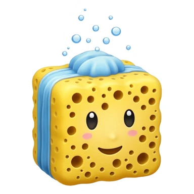 bath sponge sticker