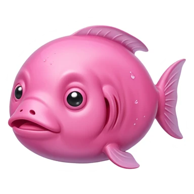 A blob fish out of water sticker