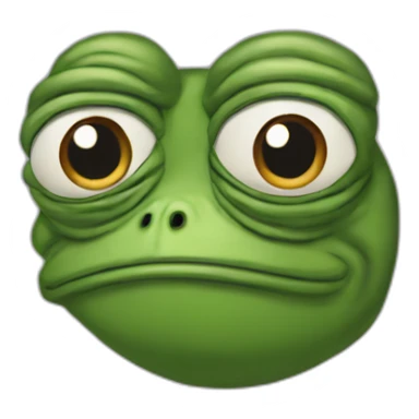 pepe sad frog sticker