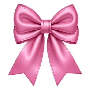 Bow pink sticker