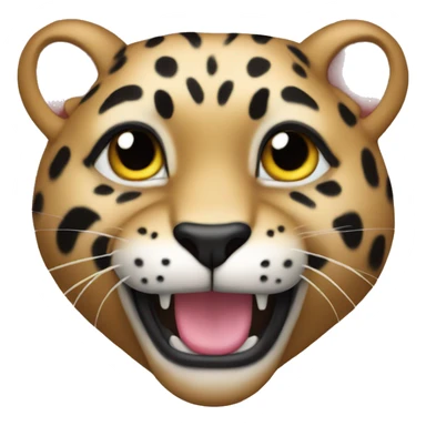 Heart in panter sticker