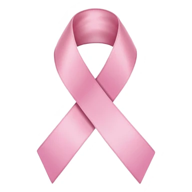Pink ribbon for canser awarness sticker