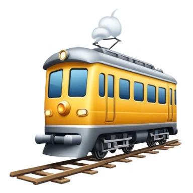 train travelling fast sticker