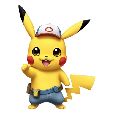 Pokémon Pikachu thumbs up sticker