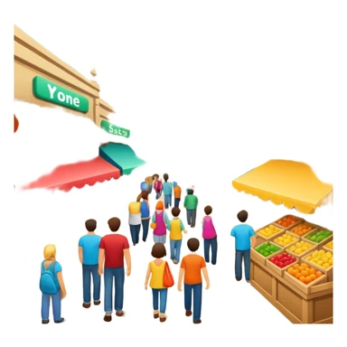 marketplace online sticker